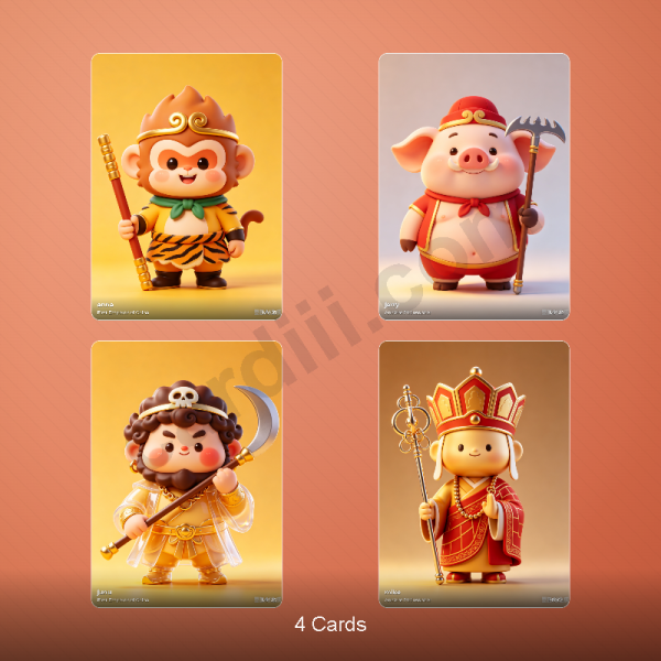 Journey to the West 3D Chibi Characters