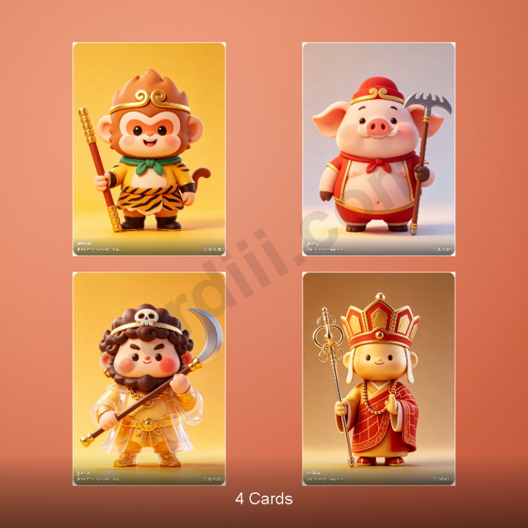 Journey to the West 3D Chibi Characters