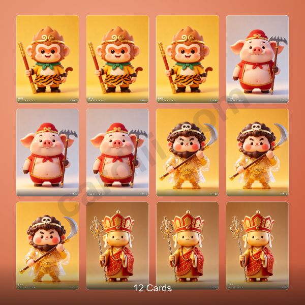 Journey to the West 3D Chibi Characters