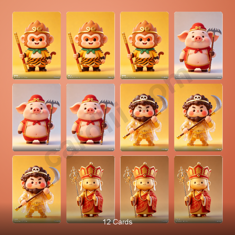 Journey to the West 3D Chibi Characters