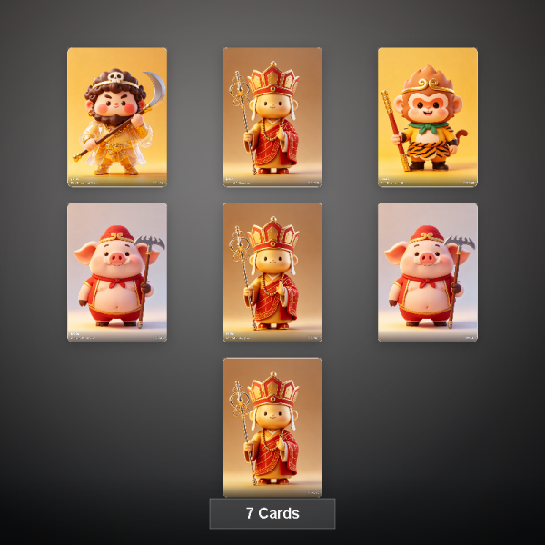 Journey to the West 3D Chibi Characters